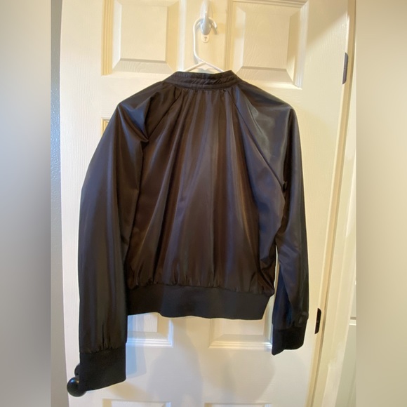 Free People Satin Jacket (black one) - Picture 2 of 11